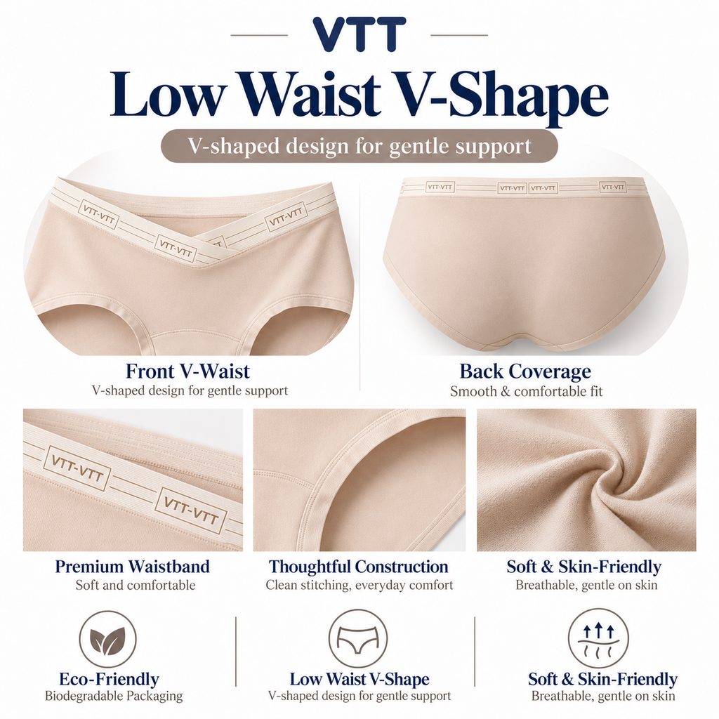 VTT Women's Everyday Underwear | Comfort Briefs