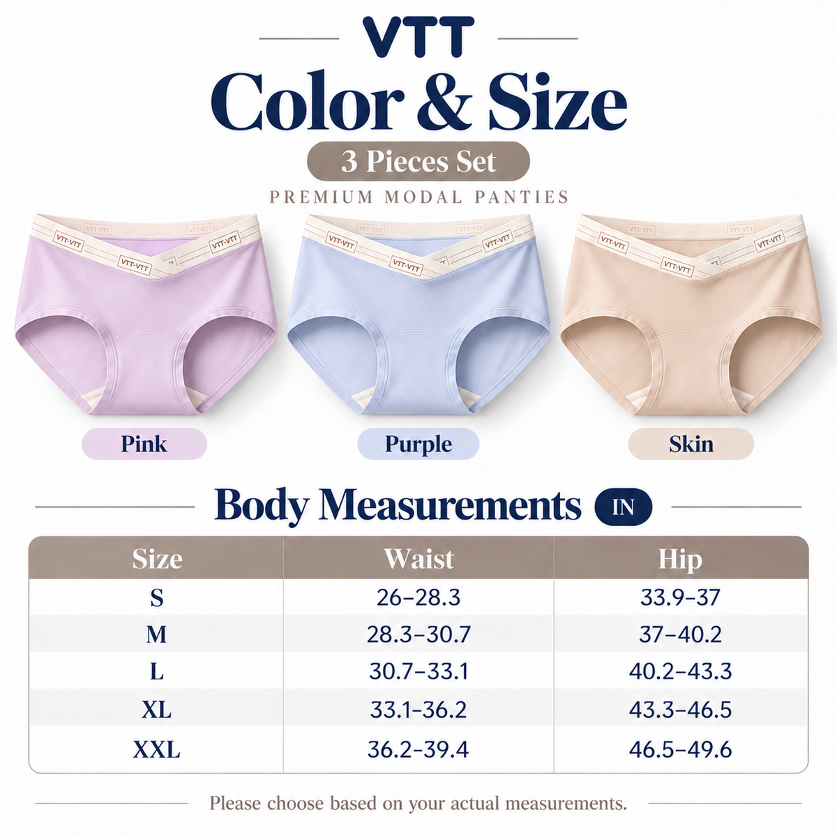 VTT Women's Everyday Underwear | Comfort Briefs