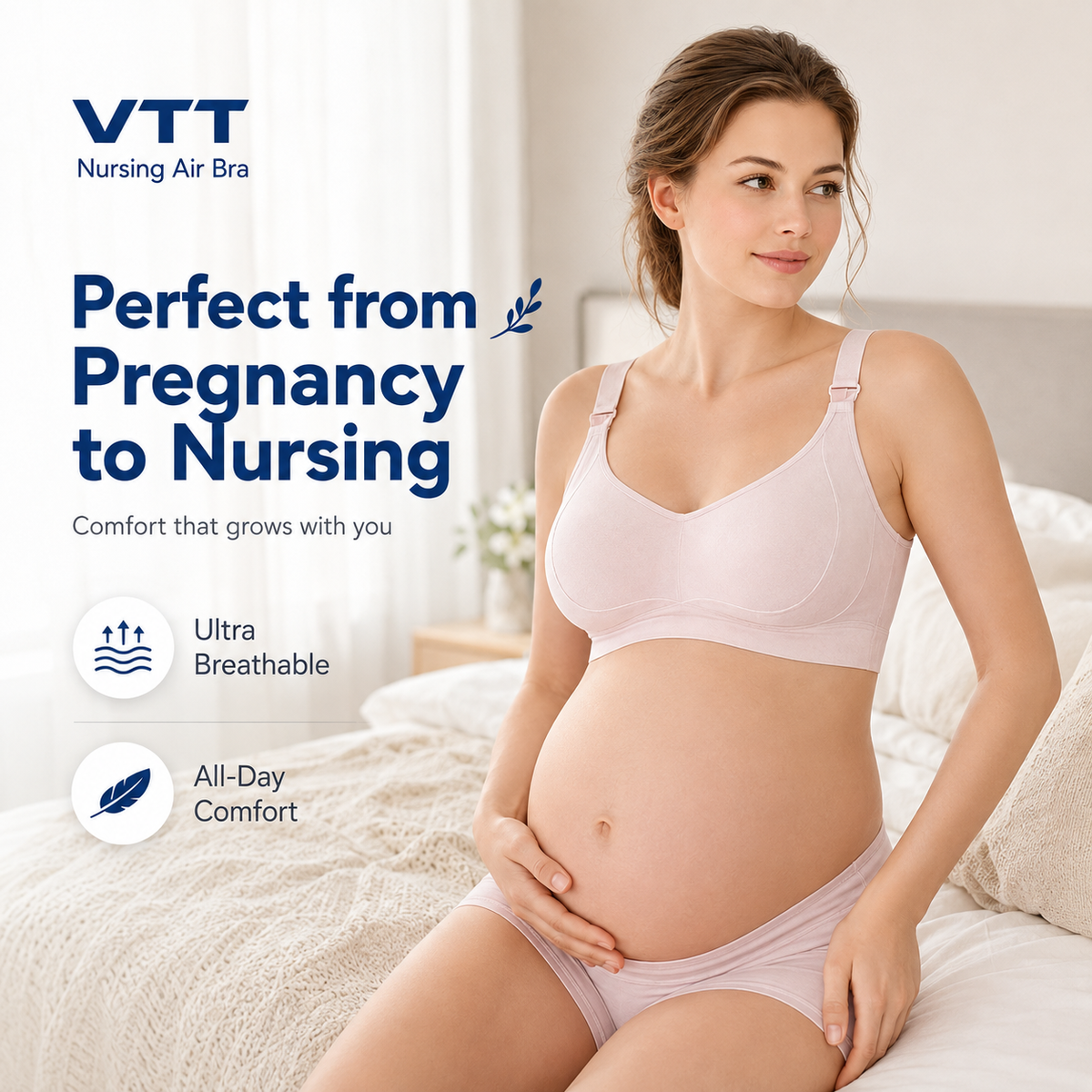 VTT Nursing Air Bra | Maternity & Breastfeeding Bra
